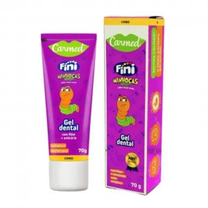 CARMED GEL DENTAL C/FLUOR FINI MINHOCAS 70G