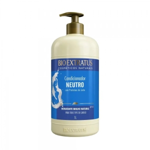 Condicionador Bio Extratus Neutro Perolado Proteinas Do Leite Todos Os Tipos De Cabelo 1L