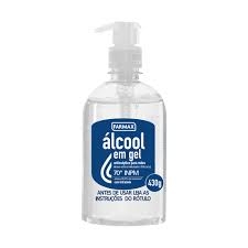 ALCOOL GEL ANTISSEPTICO FARMAX 430G