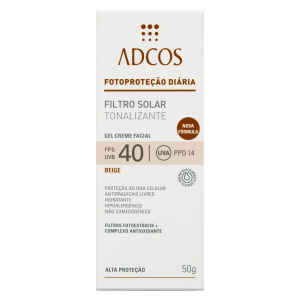 ADCOS FILTRO SOLAR TON GEL BEIGE CR FPS40 50G