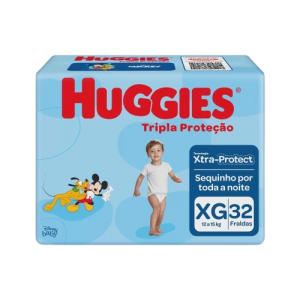 HUGGIES FR MEGA XG C/32 UN - A004776