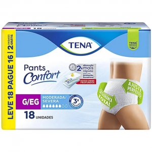 TENA ROUPA INTIMA PANTS CONFORT G/EG C/18UNID