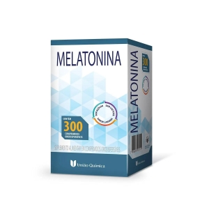 Melatonina Laranja União Química Caixa 300 Comprimidos Orodispersíveis