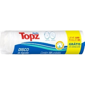 ALGODAO TOPZ DISCO 100UN