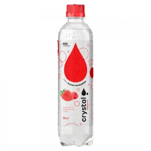 CRYSTAL LIQUIDO GARRAFA PLASTICA AGUA MINERAL SPARKLING FRUTAS VERMELHAS 510 ML x 1