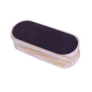 TACO DUPLO C/2CAMADAS LIXA PRETA -MYRA - A012909