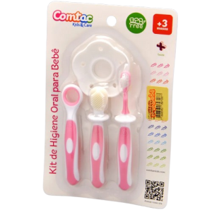 COMTAC KIT HIGIENE ORAL BEBE ROSA COMTAC - A012073