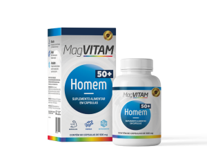 MAGVITAM HOMEM 50+ 500MG C/60 CPR - A012607