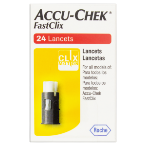 ACCU CHECK FASTCLIX C/24 LANCETAS (LIB)
