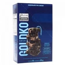 GOLD KO CHOCOLATE 70% CACAU 20G - A012419