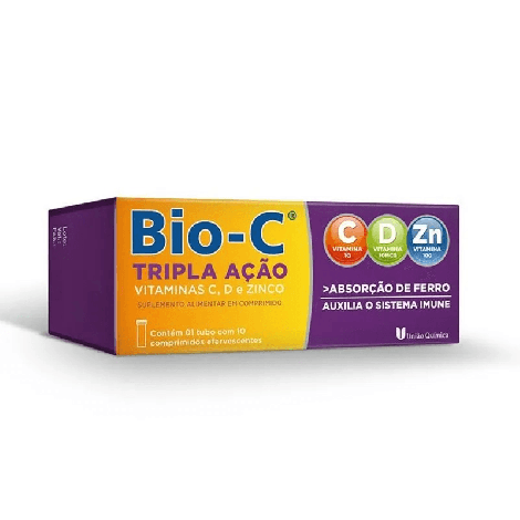 BIO-C U.Q TRIPLA ACAO CPR-E CX X 10