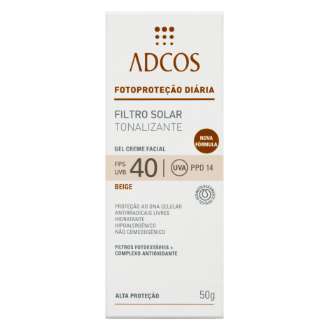 ADCOS FILTRO SOLAR TON GEL BEIGE CR FPS40 50G