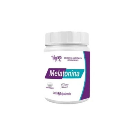 VIGORA PLUS MELATONINA 0,21MG 90CAPS