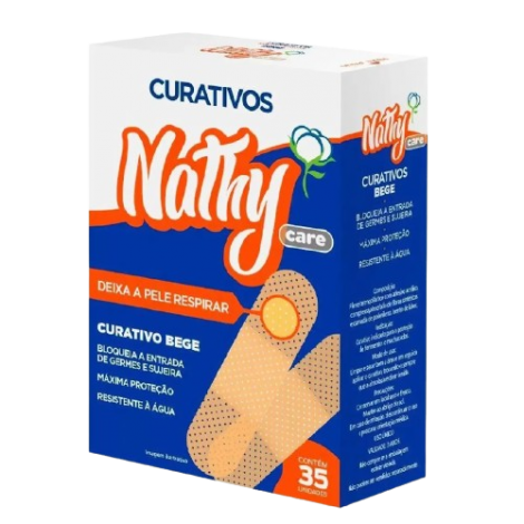 CURATIVO TRAD ADESIVO BEGE C/35-NATHY - A012688