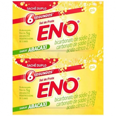 Sal De Fruta Eno Abacaxi 2 Envelopes