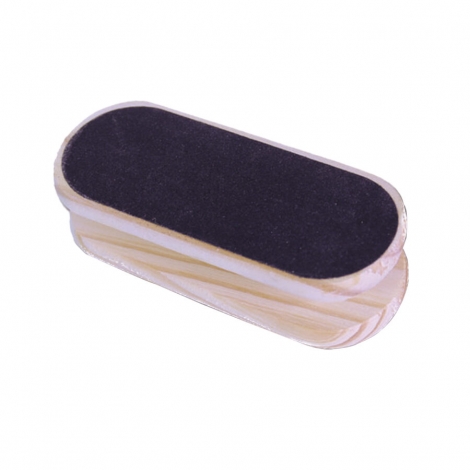 TACO DUPLO C/2CAMADAS LIXA PRETA -MYRA - A012909
