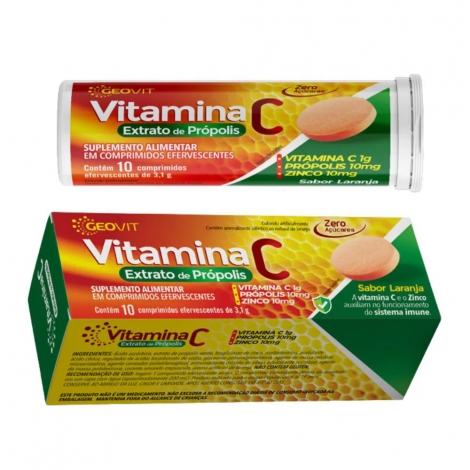 VITAMINA C + EX DE PROPOLIS C/10 COMP ENFERV