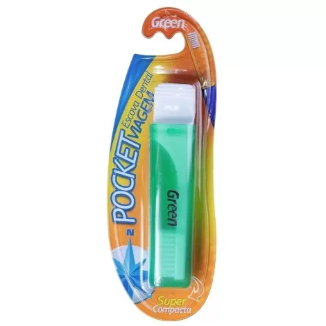 BITUFO GREEN ESCOVA DENTAL POCKET VIAGEM MEDIA COD. TE201 x 1